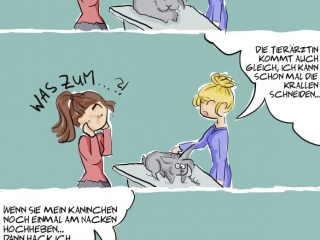 Kaninchencomics, Aufklärung, Tierschutz, Spaß, bunnies, rabbits, Geschenk, Comiczeichnerin, Illustratorin