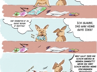 Kaninchencomics, Aufklärung, Tierschutz, Spaß, bunnies, rabbits, Geschenk, Comiczeichnerin, Illustratorin