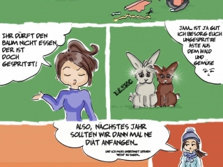 Kaninchencomics, Aufklärung, Tierschutz, Spaß, bunnies, rabbits, Geschenk, Comiczeichnerin, Illustratorin